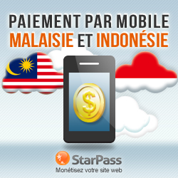 Solution de Paiement  par SMS en Malaisie et en indonésie